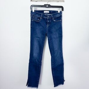 Loft Cropped Skinny Jeans 0P